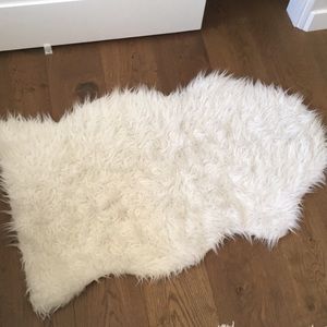 ikea fur rug